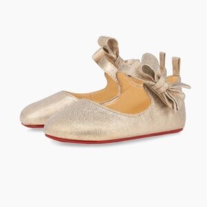 CHRISTIAN LOUBOUTIN BABY LOU BABE BALLERINAS SIZE 18